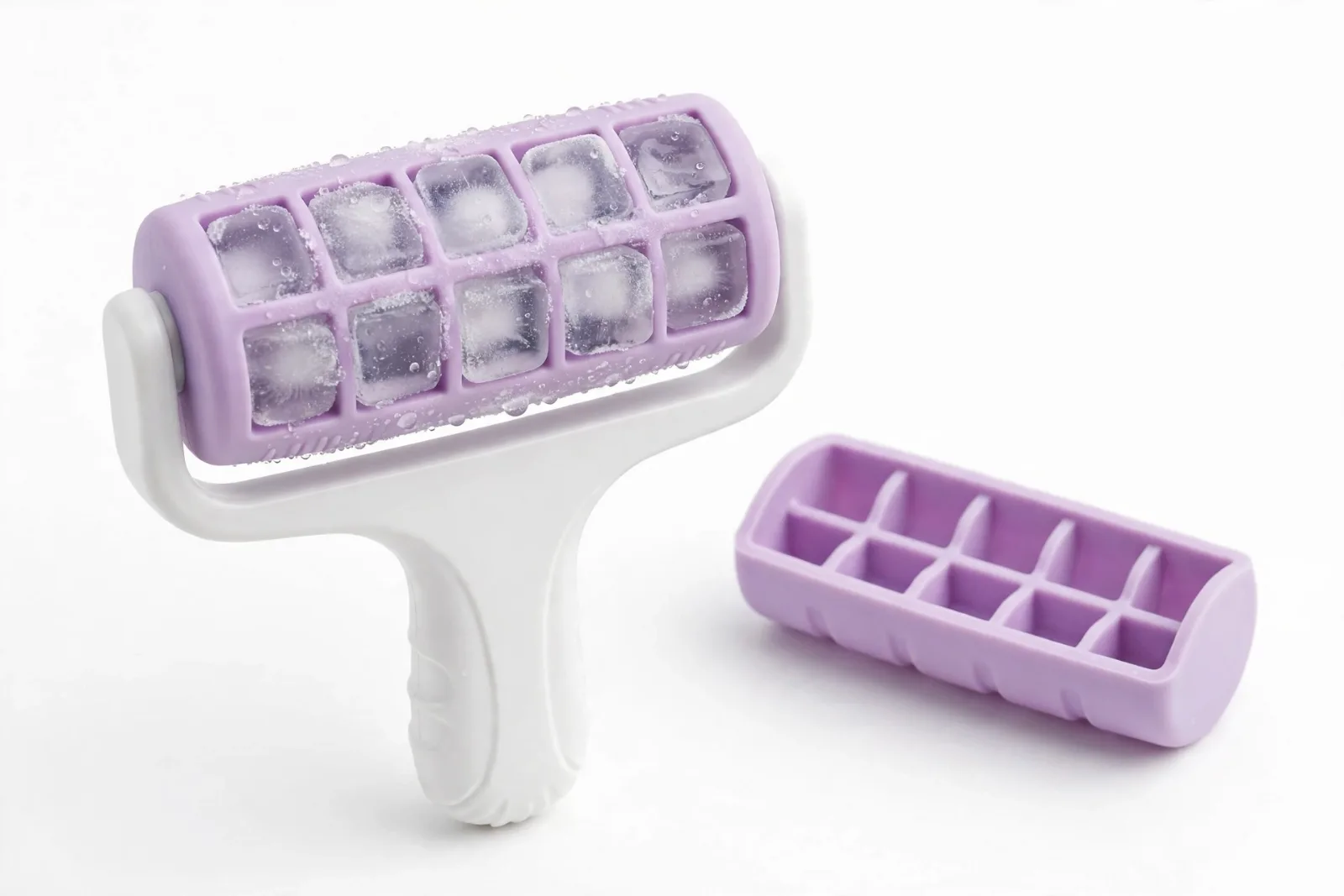 Facial Ice Roller, studio product photo on white background