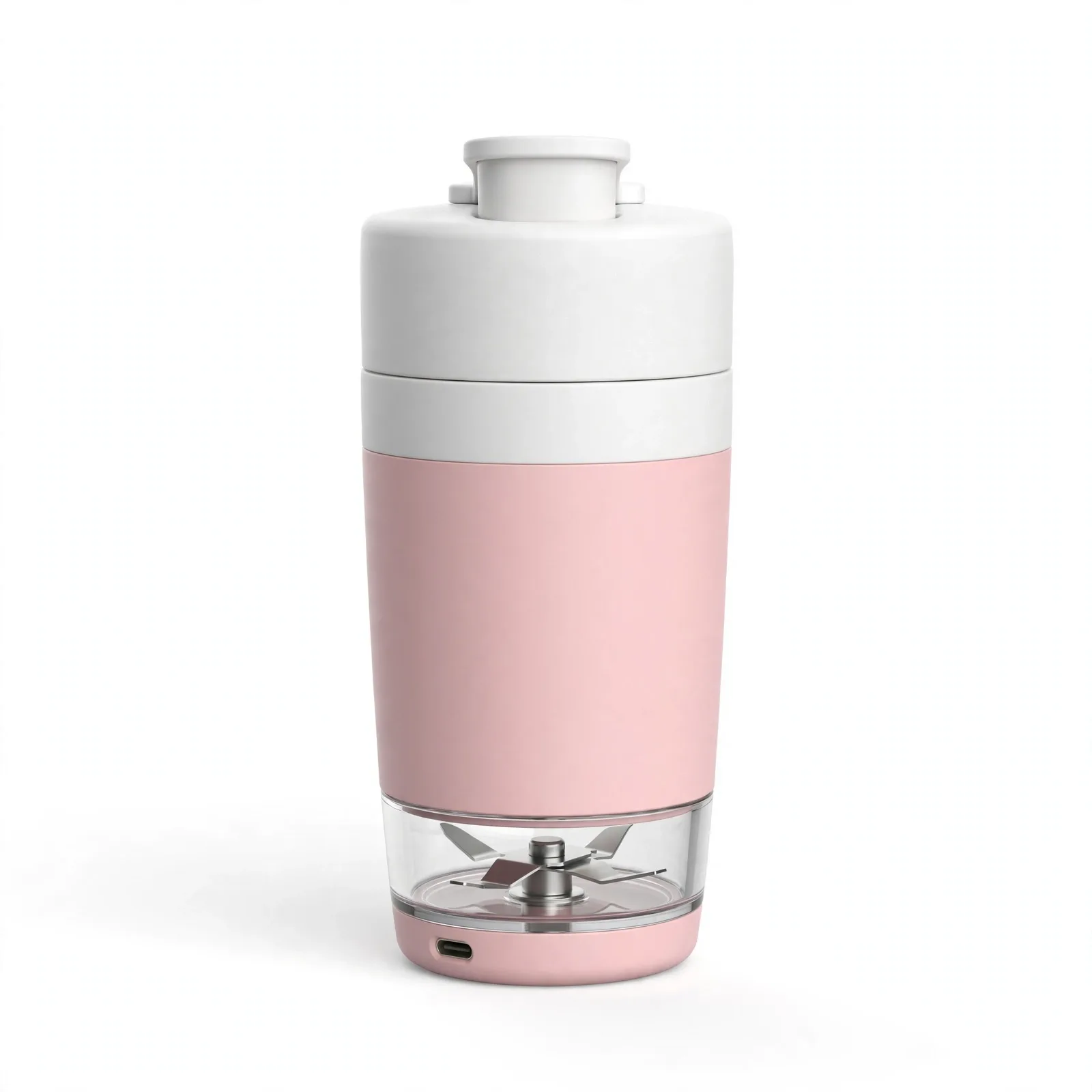 Portable USB Blender, studio product photo on white background